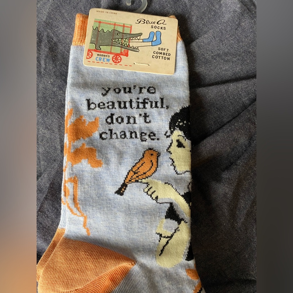 NWT Blue Q Socks